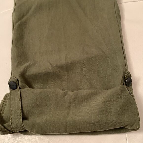 Coldwater Creek Olive Tencel Roll-Up Cargo Pants Women’s Size 6 - Picture 8 of 12